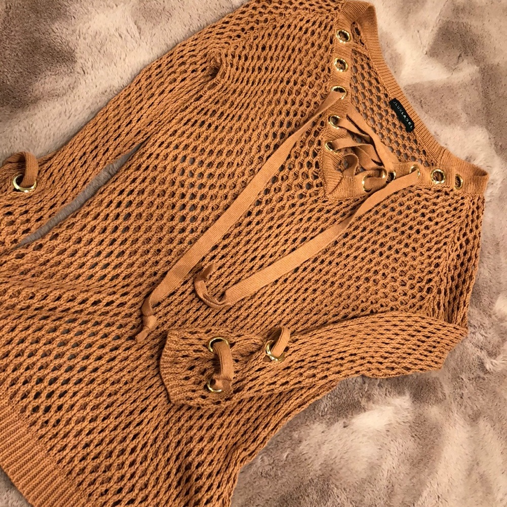 JLUXLABEL crochet top